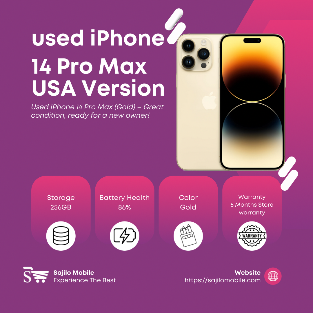  Used iPhone 14 Pro Max - US Variant